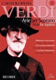 Cantolopera : Verdi - Arias for Soprano 1 published by Ricordi (Book & CD)